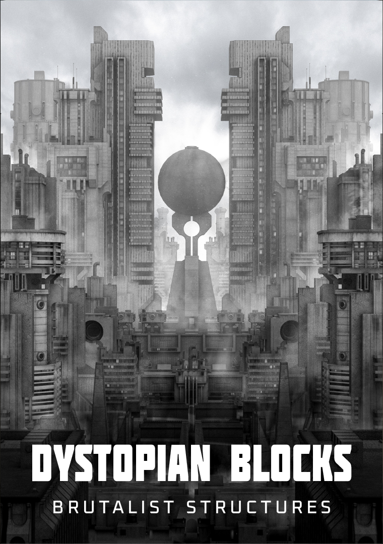 Brutalist 3D Asset Kitbash Kits